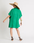 My Bodhi Cover-Up Shirt Dress | Cactus Green