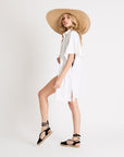 My Bodhi Cover-Up Shirt Dress | Cloud White