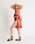 My Bodhi Cover-Up Shirt Dress | Tangerine