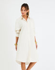 My Bodhi Roma Linen Dress | Ivory