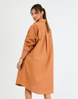My Bodhi Roma Linen Dress | Cinnamon