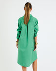 My Bodhi Roma Linen Dress | Jade Green