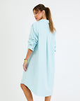 My Bodhi Roma Linen Dress | Sky Blue