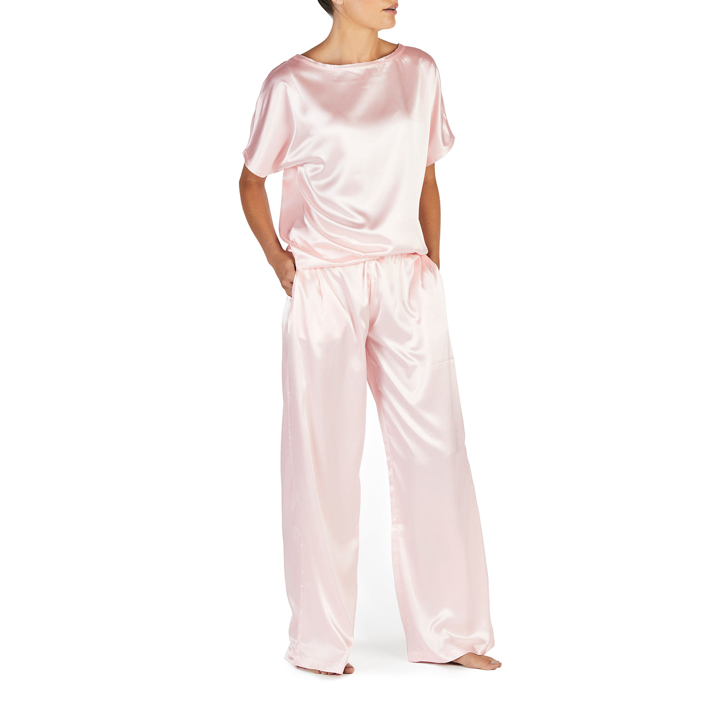 My-Bodhi Silk Satin Set | Pink – My Bodhi