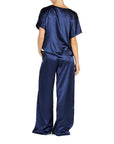 My-Bodhi Silk Satin Set | Navy