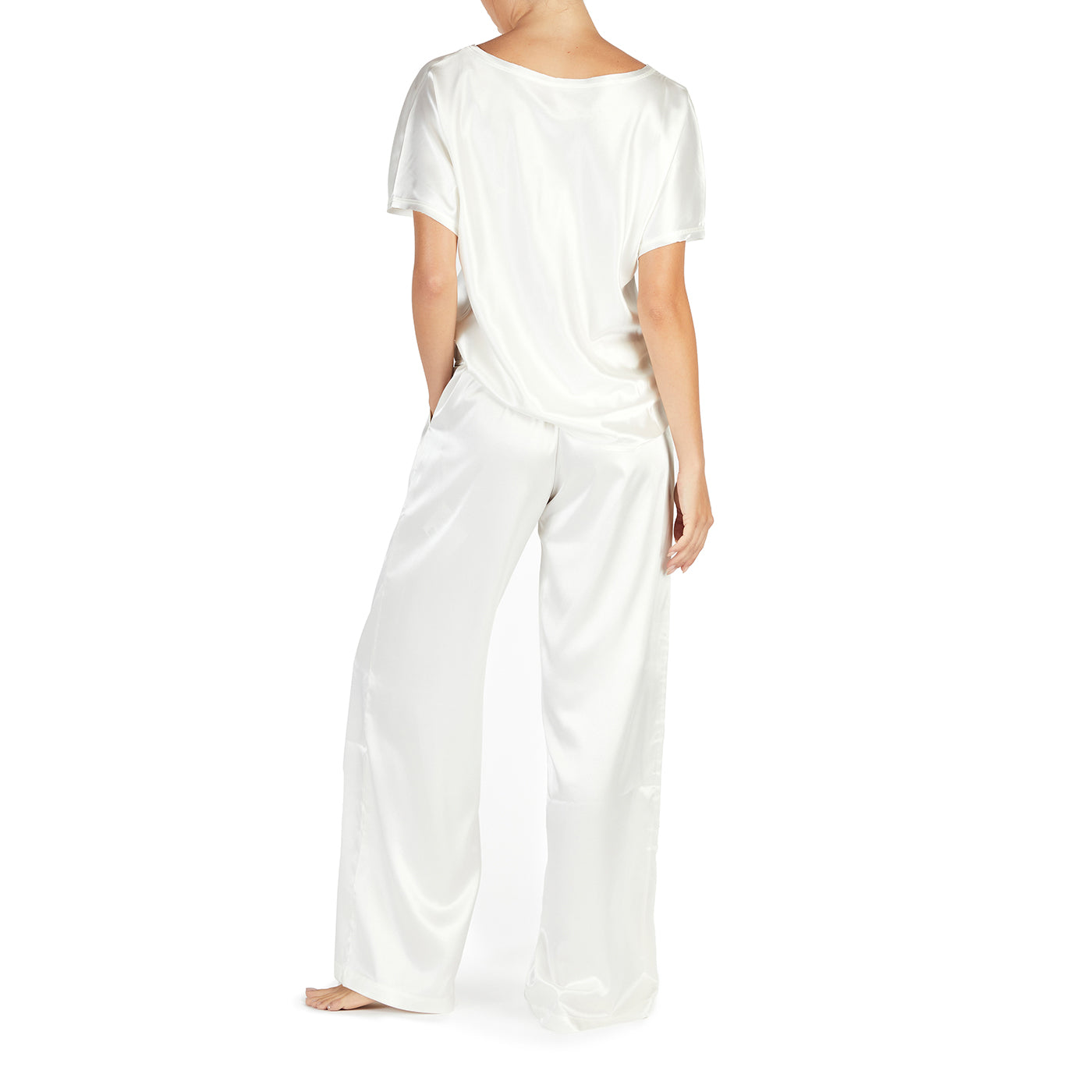 My-Bodhi Silk Satin Set | Off-White