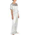 My-Bodhi Silk Satin Set | Silver