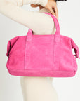 Ria Duffle Bag | Hot Pink
