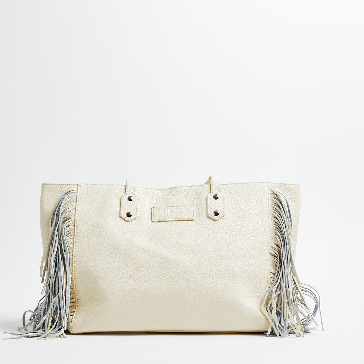 Cher Luxury Leather Fringe Bag - Ivory – My Bodhi