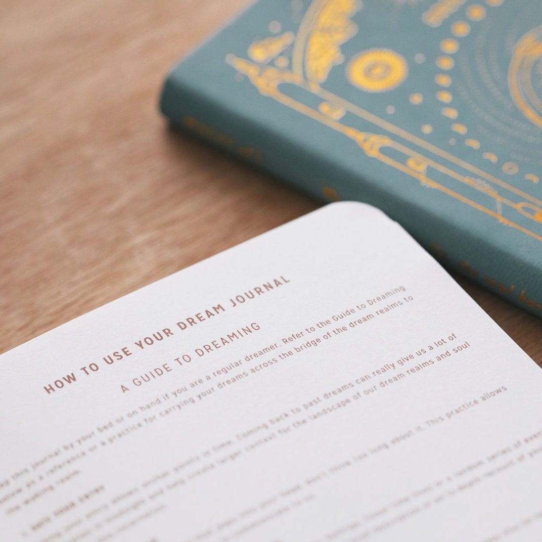 Black Vegan Leather Ether Dream Journal