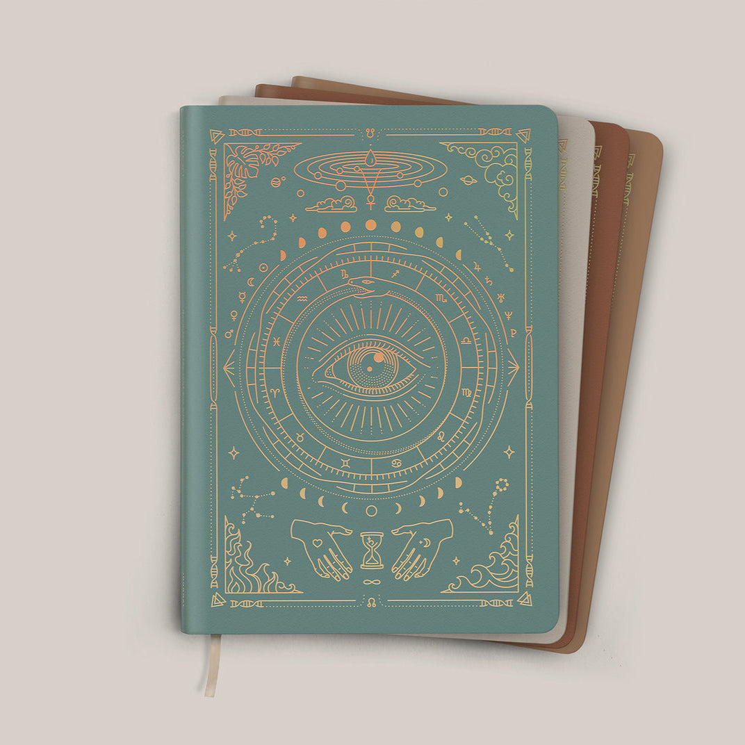 Desert Brown Vegan Leather Lined Journal
