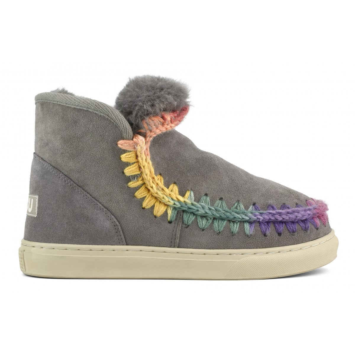 Eskimo Sneaker With Rainbow Stitching