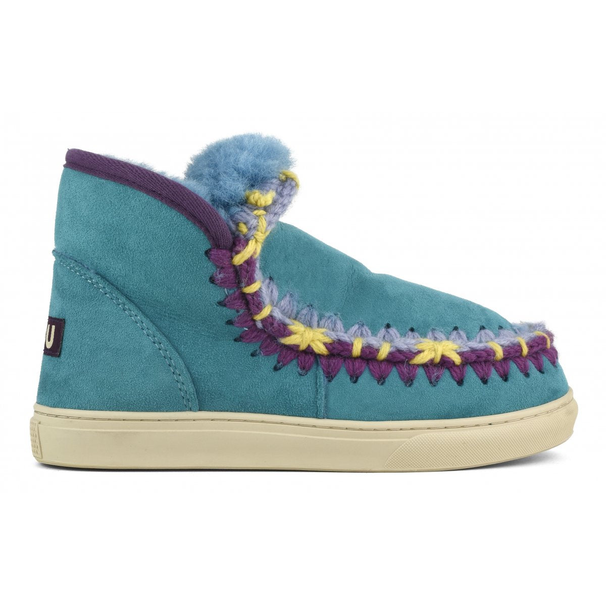 Eskimo Sneaker With Overstitching