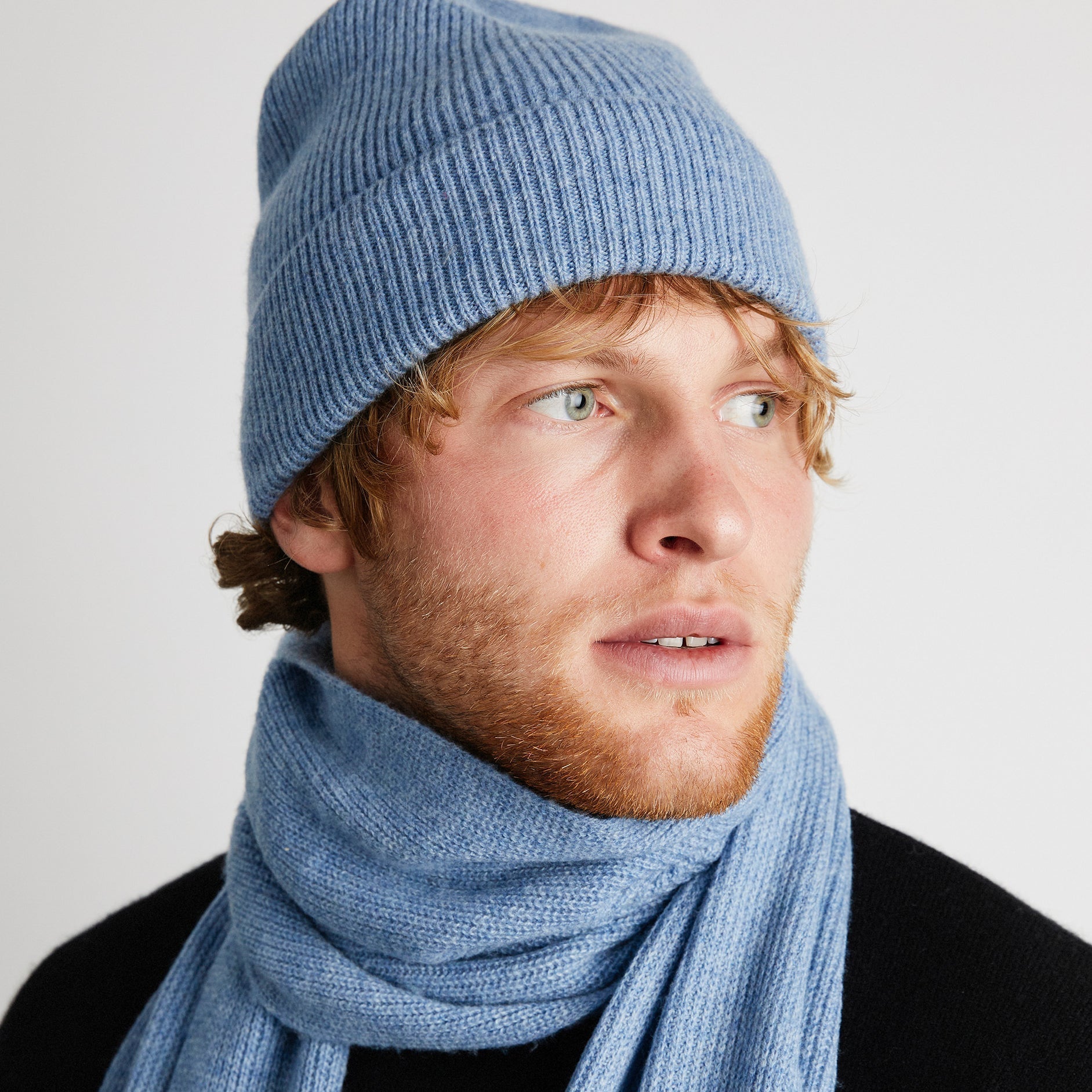+Beryll Cashmere Beanie | Sky Blue - +Beryll Worn By Good People