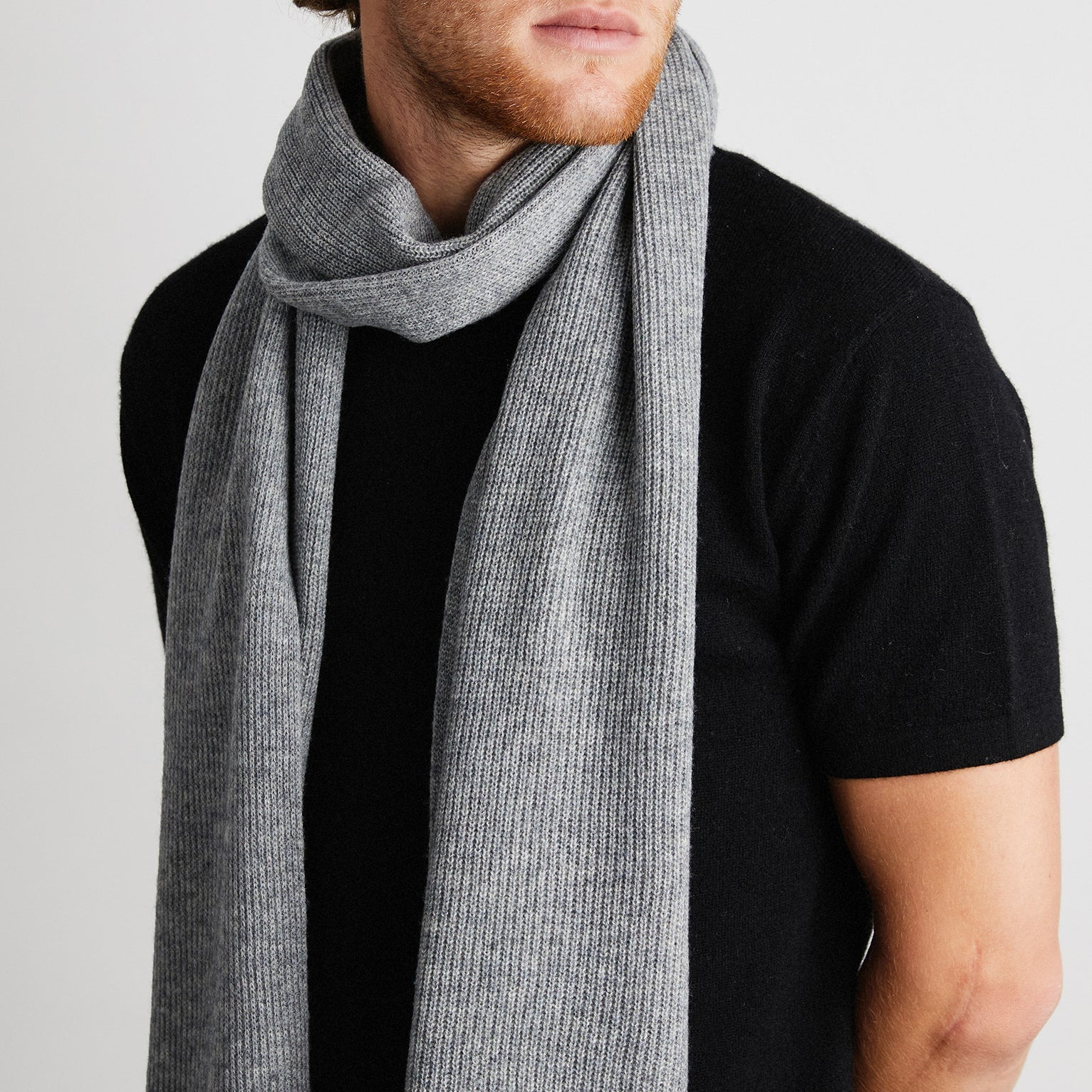 +Beryll Cashmere Scarf | Pebble Gray - +Beryll Worn By Good People