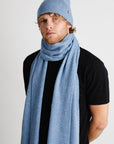 +Beryll Cashmere Scarf | Sky Blue - +Beryll Worn By Good People