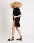 My Bodhi Cover-Up Shirt Dress | Black