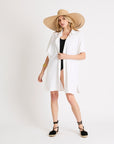 My Bodhi Cover-Up Shirt Dress | Cloud White