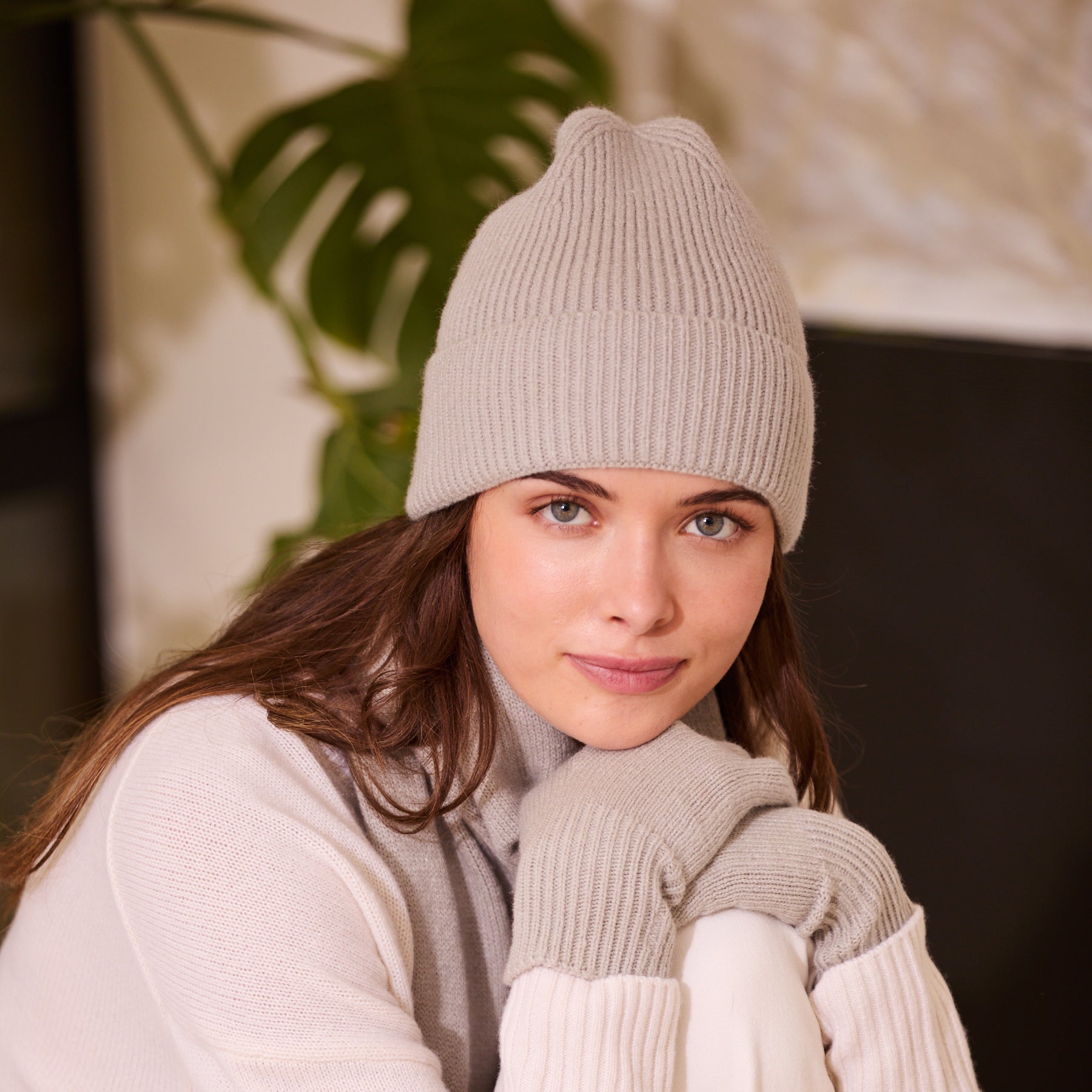 My Bodhi Luxurious Cashmere Beanie | Fog Gray