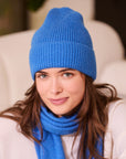 My Bodhi Luxurious Cashmere Beanie | Sapphire Blue