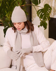 My Bodhi Luxurious Cashmere Gloves | Fog Gray