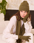 My Bodhi Luxurious Cashmere Gloves | Moss Green
