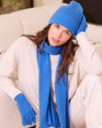 My Bodhi Luxurious Cashmere Gloves | Sapphire Blue