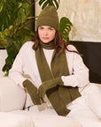 My Bodhi Luxurious Cashmere Scarf | Moss Green