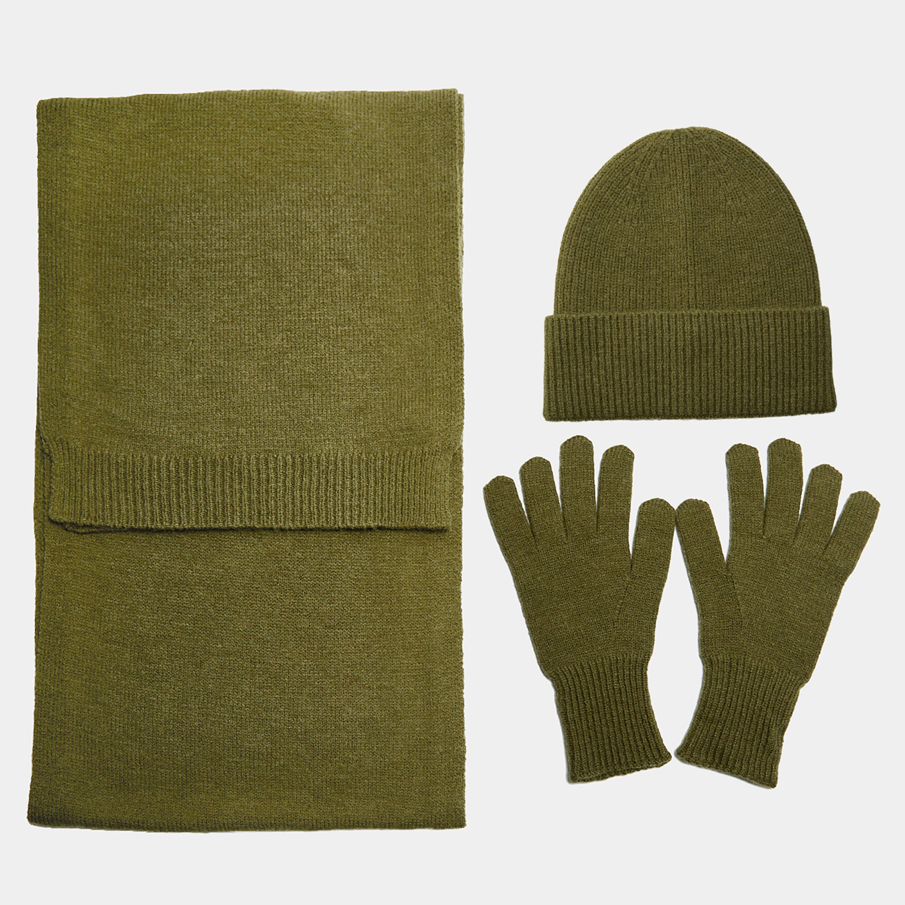 My Bodhi Luxurious Cashmere Beanie | Moss Green