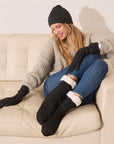 My Bodhi Slipper Socks | Black