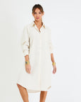 My Bodhi Roma Linen Dress | Ivory