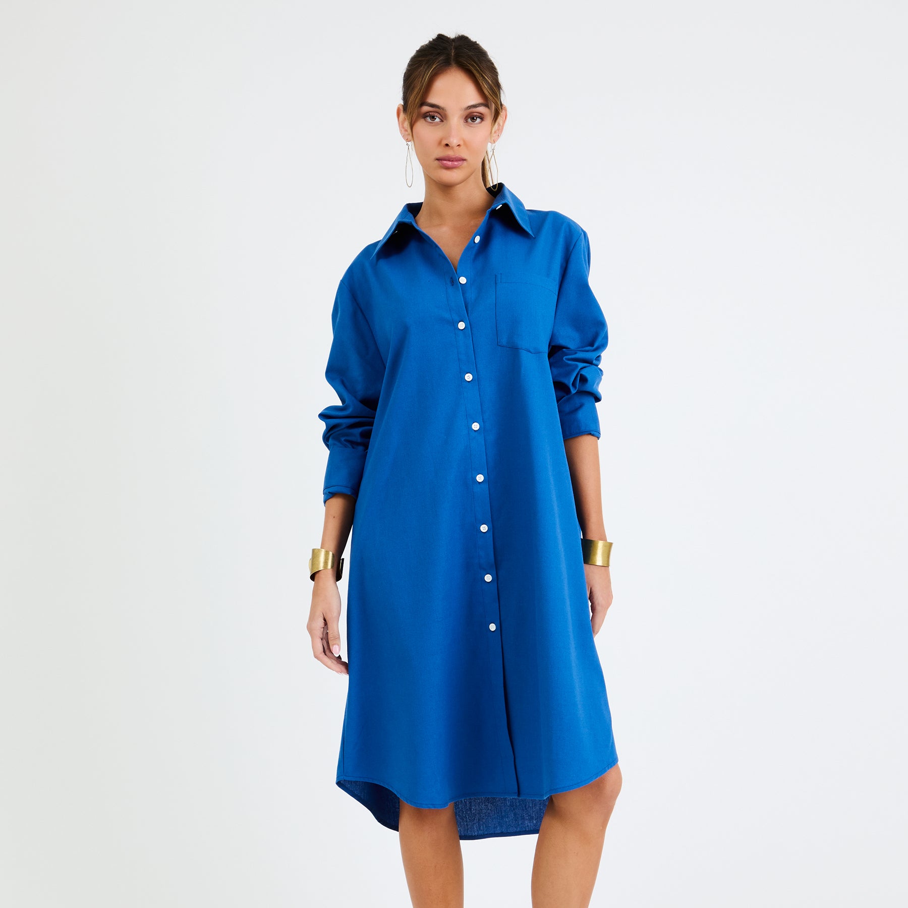My Bodhi Roma Linen Dress | Sapphire Blue My Bodhi Roma Linen Dress | Sapphire Blue
