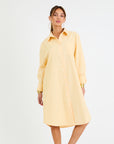 My Bodhi Roma Linen Dress | Butter Yellow