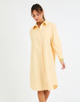 My Bodhi Roma Linen Dress | Butter Yellow