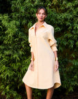 My Bodhi Roma Linen Dress | Butter Yellow