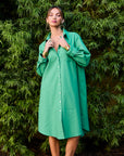 My Bodhi Roma Linen Dress | Jade Green