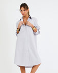 My Bodhi Roma Linen Dress | Stone Gray