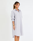My Bodhi Roma Linen Dress | Stone Gray