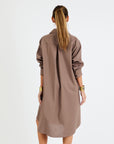 My Bodhi Roma Linen Dress | Mushroom