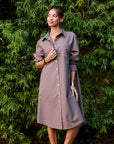 My Bodhi Roma Linen Dress | Mushroom