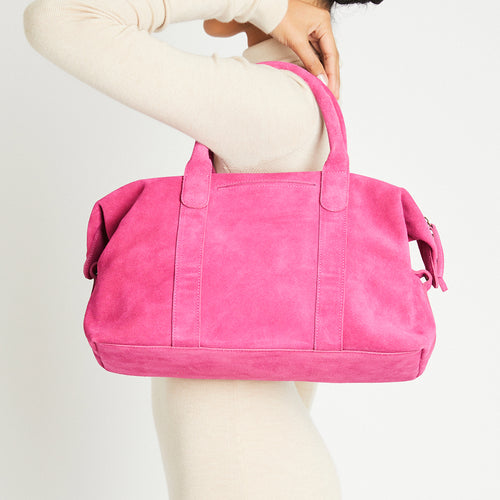 Ria Duffle Bag | Hot Pink - Ria Duffle Bag | Hot Pink
