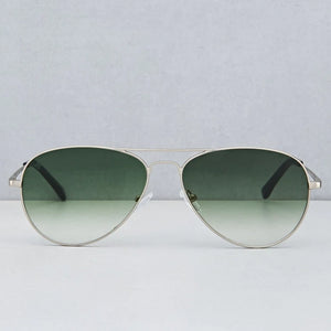 Ace Sunglasses - Silver & Green Gradient - Ace Sunglasses - Silver & Green Gradient