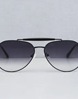 Wayne Sunglasses - Black & Smoke Gradient