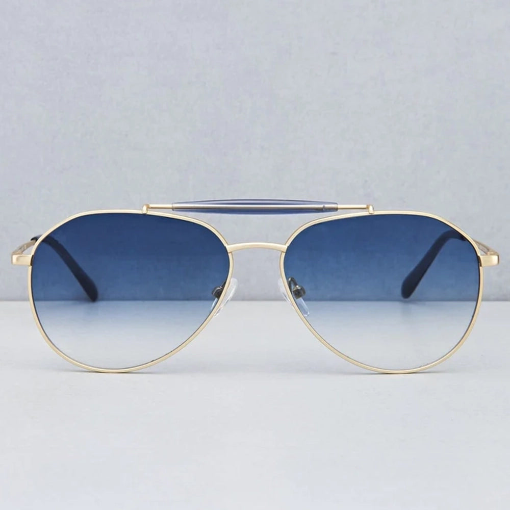 Wayne Sunglasses - Gold & Blue Gradient