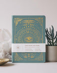 Teal Vegan Leather Lined Journal