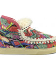 Eskimo Sneaker With Wool Ethnic Fabric