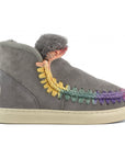 Eskimo Sneaker With Rainbow Stitching