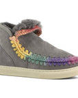 Eskimo Sneaker With Rainbow Stitching