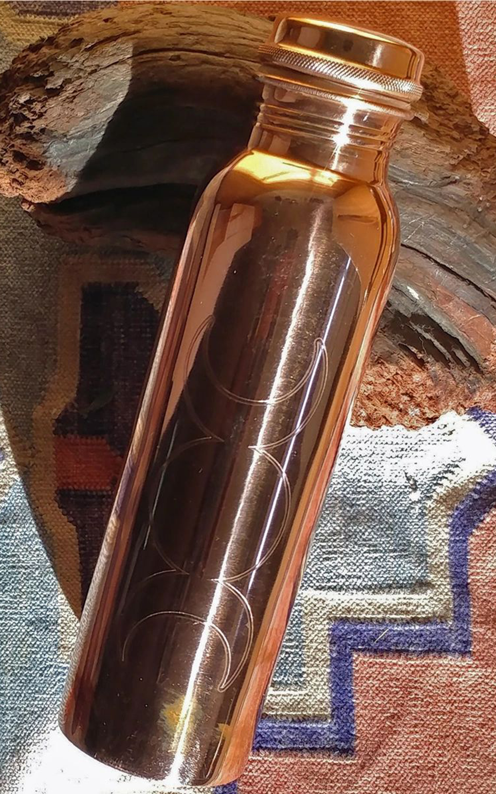 Ayurvedic Copper Goddess Water Bottle