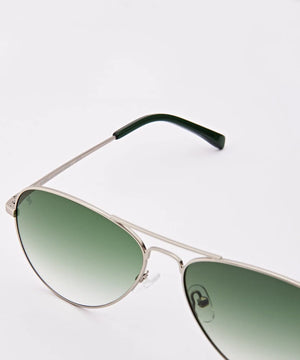 Ace Sunglasses - Silver & Green Gradient - Ace Sunglasses - Silver & Green Gradient